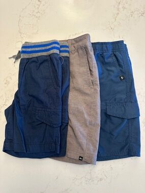 Lot of 3 Boys Elastic Waist Shorts